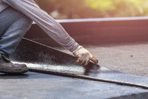 Professional Emergency Waterproofing technician working in Clark, NJ
